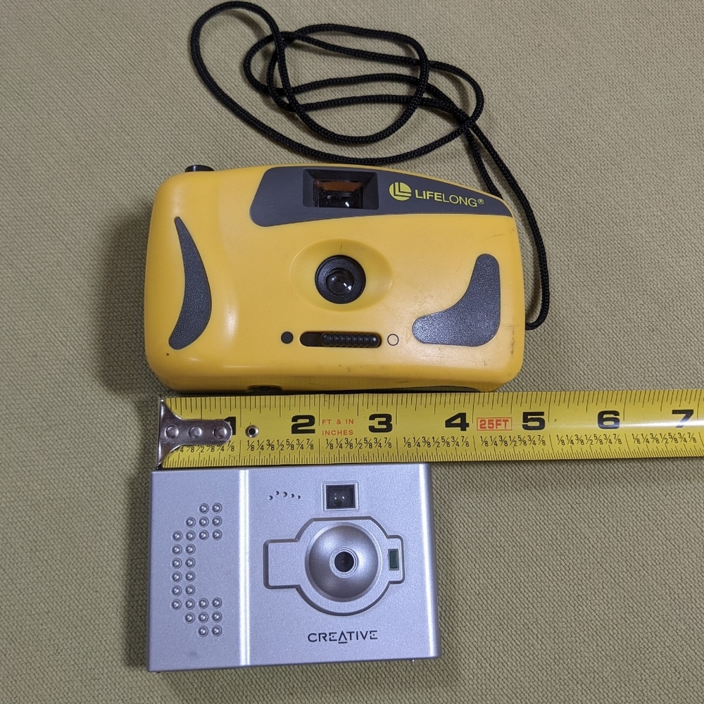 Lifelong Camera Creative Labs N10225 Model No PD1080 Camera Yellow Gray Untested